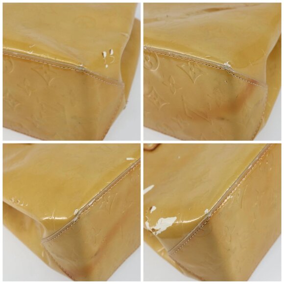 LOUIS VUITTON Monogram Vernis Reade PM Hand Bag Beige - Picture 16 of 16